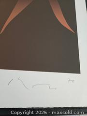 MaxSold Auction: Kozo Inoue Abstract Screen Print (8/75), 1976 - Oakland (California, USA) PARTNER MANAGED Estate Sale Online Auction - Monterey Boulevard