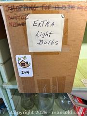 MaxSold Auction: Lightbulbs - Oakland (California, USA) PARTNER MANAGED Estate Sale Online Auction - Monterey Boulevard