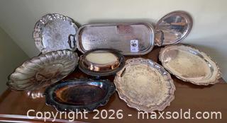 MaxSold Auction: Lovely Silverplate Trays - Oakland (California, USA) PARTNER MANAGED Estate Sale Online Auction - Monterey Blvd