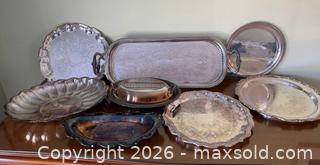 MaxSold Auction: Lovely Silverplate Trays - Oakland (California, USA) PARTNER MANAGED Estate Sale Online Auction - Monterey Blvd