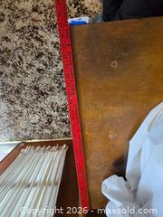 MaxSold Auction: Small Wooden Desk with 1 drawer - Oakland (California, USA) PARTNER MANAGED Estate Sale Online Auction - Monterey Boulevard