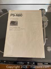 MaxSold Auction: SONY Turntable - Oakland (California, USA) PARTNER MANAGED Estate Sale Online Auction - Monterey Boulevard