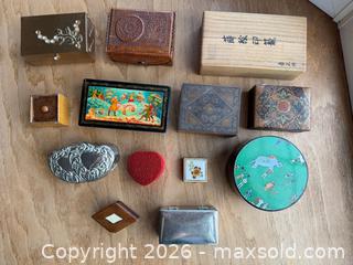 MaxSold Auction: Trinket Boxes - Oakland (California, USA) PARTNER MANAGED Estate Sale Online Auction - Monterey Blvd