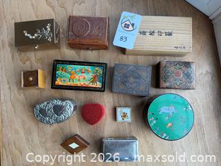 MaxSold Auction: Trinket Boxes - Oakland (California, USA) PARTNER MANAGED Estate Sale Online Auction - Monterey Blvd
