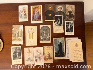 MaxSold Auction: Various Catholic Items including rosaries, cards, crosses, figurines, and pendants - Oakland (California, USA) PARTNER MANAGED Estate Sale Online Auction - Monterey Boulevard
