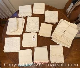 MaxSold Auction: Vintage Pillowcases and Sheet Sets - Oakland (California, USA) PARTNER MANAGED Estate Sale Online Auction - Monterey Boulevard