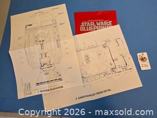 MaxSold Auction: Vintage Star Wars Blueprints  - Oakland (California, USA) PARTNER MANAGED Estate Sale Online Auction - Monterey Blvd