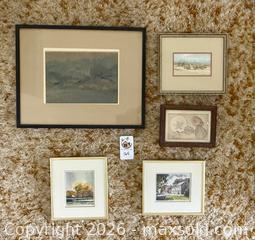 MaxSold Auction: Watercolor Art - Oakland (California, USA) PARTNER MANAGED Estate Sale Online Auction - Monterey Blvd