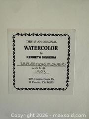 MaxSold Auction: Watercolor Art - Oakland (California, USA) PARTNER MANAGED Estate Sale Online Auction - Monterey Blvd