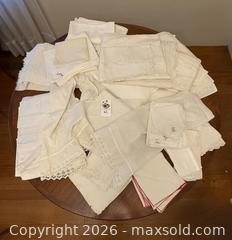 MaxSold Auction: White Linens - Oakland (California, USA) PARTNER MANAGED Estate Sale Online Auction - Monterey Boulevard