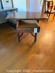 MaxSold Auction: Winged Side Table - Oakland (California, USA) PARTNER MANAGED Estate Sale Online Auction - Monterey Boulevard