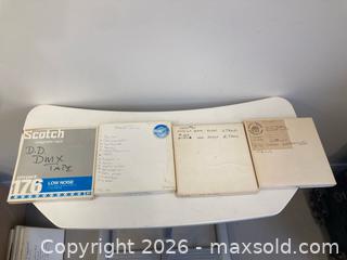 MaxSold Auction: 8 x 1/4" Audio Tape on 7" Reels with Boxes - Toronto (Ontario, Canada) SELLER MANAGED Estate Sale Online Auction - Clinton Street