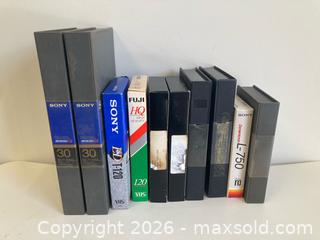 MaxSold Auction: Assorted Used Video Tapes - Betacam SP, VHS - Toronto (Ontario, Canada) SELLER MANAGED Estate Sale Online Auction - Clinton Street