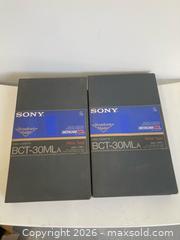 MaxSold Auction: Assorted Used Video Tapes - Betacam SP, VHS - Toronto (Ontario, Canada) SELLER MANAGED Estate Sale Online Auction - Clinton Street