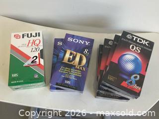 MaxSold Auction: Lot of 8 Sealed Blank VHS Tapes - Toronto (Ontario, Canada) SELLER MANAGED Estate Sale Online Auction - Clinton Street