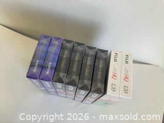 MaxSold Auction: Lot of 8 Sealed Blank VHS Tapes - Toronto (Ontario, Canada) SELLER MANAGED Estate Sale Online Auction - Clinton Street