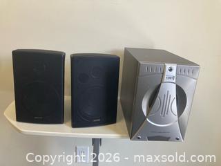 MaxSold Auction: Pair of Advent Speakers and Coby Subwoofer - Toronto (Ontario, Canada) SELLER MANAGED Estate Sale Online Auction - Clinton Street