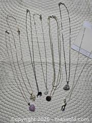 MaxSold Auction: Mixed Jewelry Lot – Sterling Silver & Costume Necklaces - Vancouver (British Columbia, Canada) SELLER MANAGED Reseller Online Auction - East 7th Avenue (STORAGE)