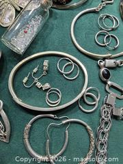 MaxSold Auction: Sterling Silver Jewelry Lot – Wearable & Repair (171g) - Vancouver (British Columbia, Canada) SELLER MANAGED Reseller Online Auction - East 7th Avenue (STORAGE)