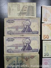 MaxSold Auction: Turkey Banknotes Lot – Old Turkish Lira & Modern TRY - Vancouver (British Columbia, Canada) SELLER MANAGED Reseller Online Auction - East 7th Avenue (STORAGE)