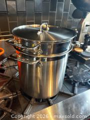 MaxSold Auction: All-Clad 16 qt 4-Piece Stainless Steel Multi-Pot - San Francisco (California, USA) SELLER MANAGED Downsizing Online Auction - Hudson Avenue