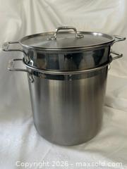 MaxSold Auction: All-Clad 16 qt 4-Piece Stainless Steel Multi-Pot - San Francisco (California, USA) SELLER MANAGED Downsizing Online Auction - Hudson Avenue