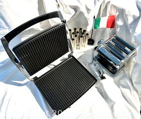 MaxSold Auction: Ampia Tipo Lusso Manual Pasta Machine, Breadman Panini Grill & 12 Cannoli Forms - San Francisco (California, USA) SELLER MANAGED Downsizing Online Auction - Hudson Avenue