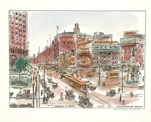 MaxSold Auction: Constance Powell — Woodward Ave., Detroit, 1920s Limited Print - San Francisco (California, USA) SELLER MANAGED Downsizing Online Auction - Hudson Avenue