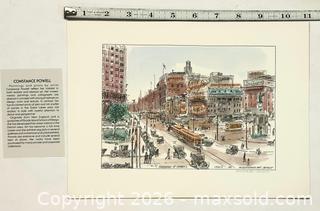 MaxSold Auction: Constance Powell — Woodward Ave., Detroit, 1920s Limited Print - San Francisco (California, USA) SELLER MANAGED Downsizing Online Auction - Hudson Avenue