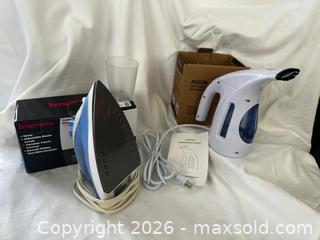 MaxSold Auction: Hilife Handheld Garment Steamer & Impress Steam Iron - San Francisco (California, USA) SELLER MANAGED Downsizing Online Auction - Hudson Avenue