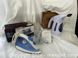MaxSold Auction: Hilife Handheld Garment Steamer & Impress Steam Iron - San Francisco (California, USA) SELLER MANAGED Downsizing Online Auction - Hudson Avenue