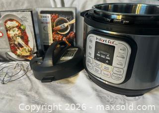 MaxSold Auction: Instant Pot Duo 3-Quart with Two Recipe Books - San Francisco (California, USA) SELLER MANAGED Downsizing Online Auction - Hudson Avenue