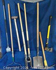 MaxSold Auction: Landscaping Tools - Shovel, pick mattock, post hole digger, etc. - San Francisco (California, USA) SELLER MANAGED Downsizing Online Auction - Hudson Avenue
