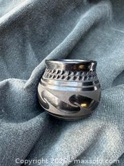 MaxSold Auction: Mata Ortiz Pottery from Mexico by Amelia Mora - 2 small pots - San Francisco (California, USA) SELLER MANAGED Downsizing Online Auction - Hudson Avenue