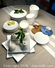 MaxSold Auction: Mixed Porcelain Dinnerware Set: Fitz and Floyd Bone China Bowls & Porcelain Plates - San Francisco (California, USA) SELLER MANAGED Downsizing Online Auction - Hudson Avenue