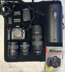 MaxSold Auction: Nikon ED Nikkor 80-200mm f/2.8 zoom lens, Nikon D70 DSLR Camera body and more - San Francisco (California, USA) SELLER MANAGED Downsizing Online Auction - Hudson Avenue