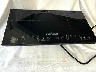 MaxSold Auction: NutriChef DIC16 Portable Double Induction Cooktop 1800W - San Francisco (California, USA) SELLER MANAGED Downsizing Online Auction - Hudson Avenue