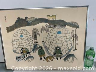 MaxSold Auction: Pitseolak Ashoon Print - Oshawa (Ontario, Canada) SELLER MANAGED Commercial Liquidation Online Auction - Bond Street West