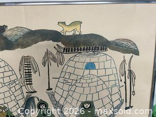 MaxSold Auction: Pitseolak Ashoon Print - Oshawa (Ontario, Canada) SELLER MANAGED Commercial Liquidation Online Auction - Bond Street West