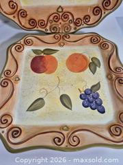 MaxSold Auction: Set of Four Piece Medici Serving Platters - Oshawa (Ontario, Canada) SELLER MANAGED Commercial Liquidation Online Auction - Bond Street West