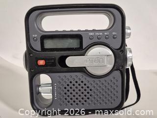 MaxSold Auction: Vintage Eton Solarlink FR360 Emergency Radio  - Oshawa (Ontario, Canada) SELLER MANAGED Commercial Liquidation Online Auction - Bond Street West