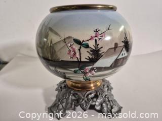MaxSold Auction: Vintage Hand Painted Porcelain Vase - Oshawa (Ontario, Canada) SELLER MANAGED Commercial Liquidation Online Auction - Bond Street West