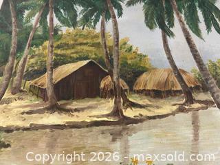 MaxSold Auction: Vintage Signed Oil Painting - Oshawa (Ontario, Canada) SELLER MANAGED Commercial Liquidation Online Auction - Bond Street West