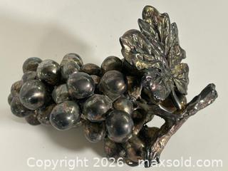 MaxSold Auction: Vintage Silver Colored Decorative Grapes - Oshawa (Ontario, Canada) SELLER MANAGED Commercial Liquidation Online Auction - Bond Street West