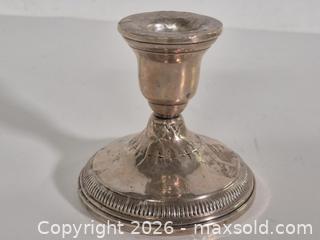 MaxSold Auction: Weighted Sterling Silver Candlestick - Oshawa (Ontario, Canada) SELLER MANAGED Commercial Liquidation Online Auction - Bond Street West
