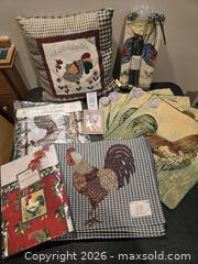 MaxSold Auction: Chicken themed textiles  - Hamilton (Ontario, Canada) SELLER MANAGED Estate Sale Online Auction -  Glendale Avenue South