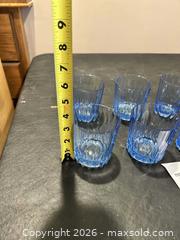 MaxSold Auction: Duralex Vintage Blue Glasses - Hamilton (Ontario, Canada) SELLER MANAGED Estate Sale Online Auction -  Glendale Avenue South