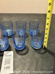 MaxSold Auction: Duralex Vintage Blue Glasses - Hamilton (Ontario, Canada) SELLER MANAGED Estate Sale Online Auction -  Glendale Avenue South