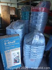 MaxSold Auction: GOOD RUBBERMAID TOTES & shelf - Hamilton (Ontario, Canada) SELLER MANAGED Estate Sale Online Auction -  Glendale Avenue South