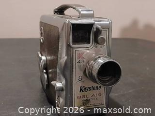 MaxSold Auction: Keystone Bel Air K 42 8mm camera  - Hamilton (Ontario, Canada) SELLER MANAGED Estate Sale Online Auction -  Glendale Avenue South